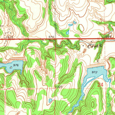 United States Geological Survey Black Bear, OK (1972, 24000-Scale) digital map