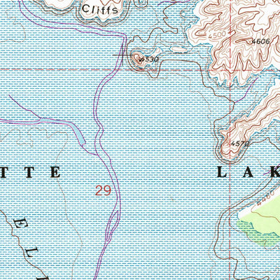 United States Geological Survey Black Bluffs, NM (1961, 24000-Scale) digital map