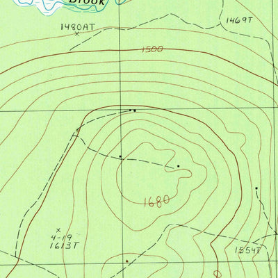 United States Geological Survey Black Brook, ME (1989, 24000-Scale) digital map