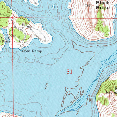 United States Geological Survey Black Butte Dam, CA (1967, 24000-Scale) digital map