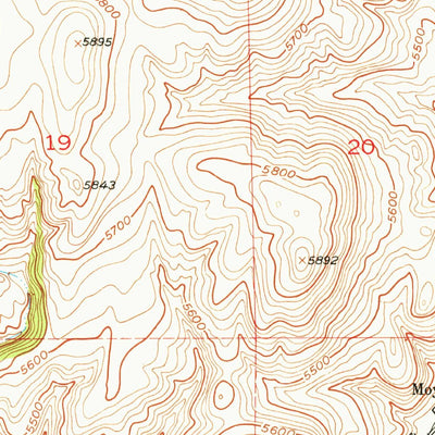 United States Geological Survey Black Butte Mountain, MT (1951, 24000-Scale) digital map