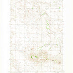 United States Geological Survey Black Butte, ND (1973, 24000-Scale) digital map