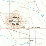 United States Geological Survey Black Butte, NM (1952, 24000-Scale) digital map