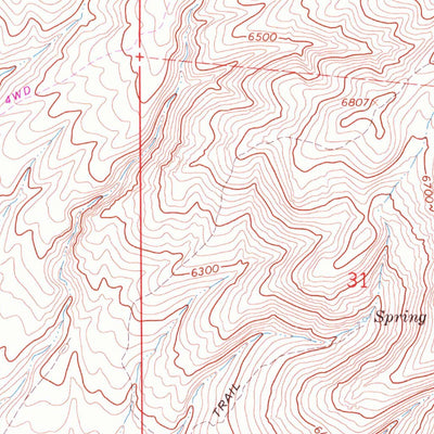 United States Geological Survey Black Butte, NV (1967, 24000-Scale) digital map