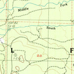 United States Geological Survey Black Butte, OR (1988, 24000-Scale) digital map