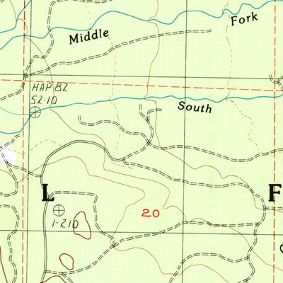 United States Geological Survey Black Butte, OR (1988, 24000-Scale) digital map