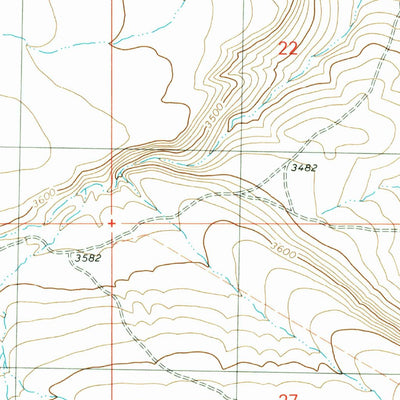 United States Geological Survey Black Butte West, ID (1980, 24000-Scale) digital map