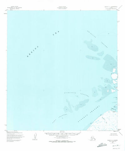 United States Geological Survey Black C-1, AK (1952, 63360-Scale) digital map