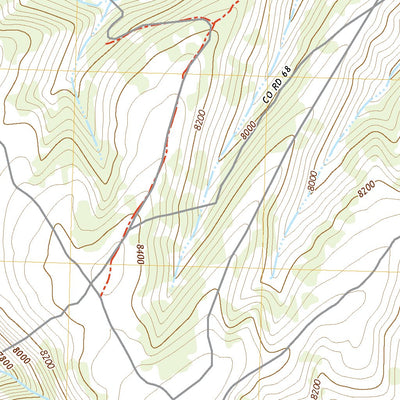 United States Geological Survey Black Cabin Gulch, CO (2022, 24000-Scale) digital map