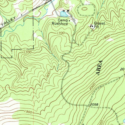 United States Geological Survey Black Creek, NY (1964, 24000-Scale) digital map