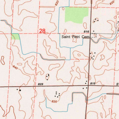 United States Geological Survey Black Creek, WI (1992, 24000-Scale) digital map