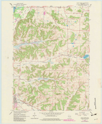 United States Geological Survey Black Earth, WI (1962, 24000-Scale) digital map