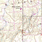 United States Geological Survey Black Forest, CO (1954, 24000-Scale) digital map