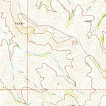 United States Geological Survey Black Gulch, MT-WY (1969, 24000-Scale) digital map