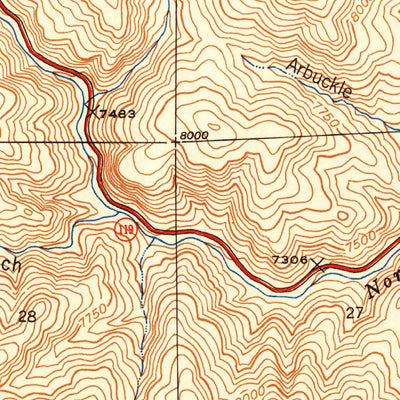 United States Geological Survey Black Hawk, CO (1948, 24000-Scale) digital map
