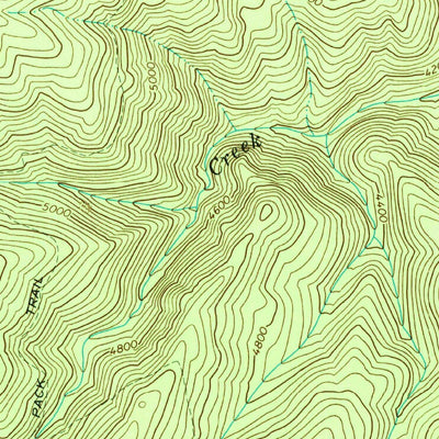 United States Geological Survey Black Hawk Mountain, ID (1966, 24000-Scale) digital map