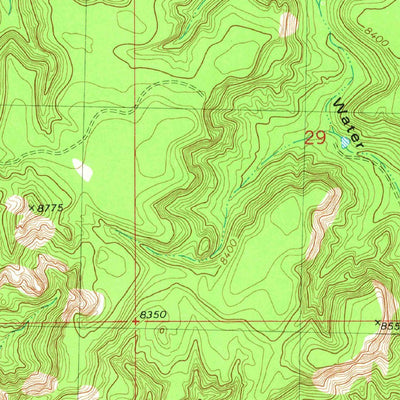 United States Geological Survey Black Hill, NM (1981, 24000-Scale) digital map