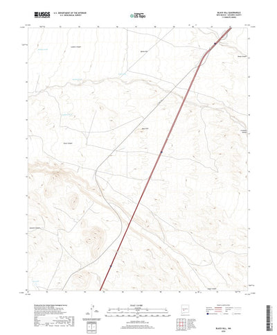 United States Geological Survey Black Hill, NM (2020, 24000-Scale) digital map