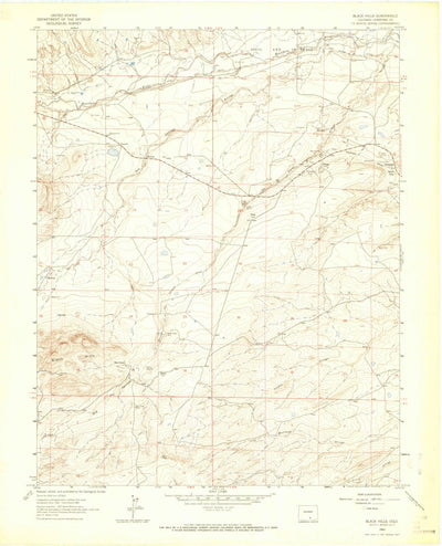 United States Geological Survey Black Hills, CO (1963, 24000-Scale) digital map