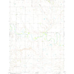 United States Geological Survey Black Horse Butte NE, SD (1972, 24000-Scale) digital map