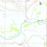 United States Geological Survey Black Horse Butte NE, SD (1972, 24000-Scale) digital map