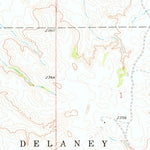 United States Geological Survey Black Horse Butte NE, SD (1972, 24000-Scale) digital map