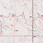 United States Geological Survey Black Horse Butte, SD (1998, 24000-Scale) digital map