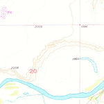 United States Geological Survey Black Horse NE, SD (1956, 24000-Scale) digital map