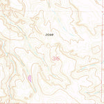 United States Geological Survey Black Horse, SD (1956, 24000-Scale) digital map