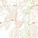 United States Geological Survey Black Horse SE, SD (1956, 24000-Scale) digital map