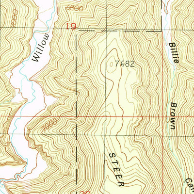 United States Geological Survey Black Knolls, UT (1991, 24000-Scale) digital map