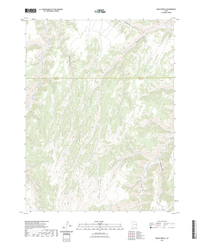 United States Geological Survey Black Knolls, UT (2023, 24000-Scale) digital map