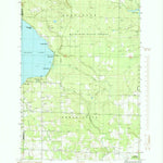 United States Geological Survey Black Lake Bluffs, MI (1986, 24000-Scale) digital map