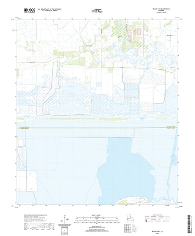 United States Geological Survey Black Lake, LA (2020, 24000-Scale) digital map