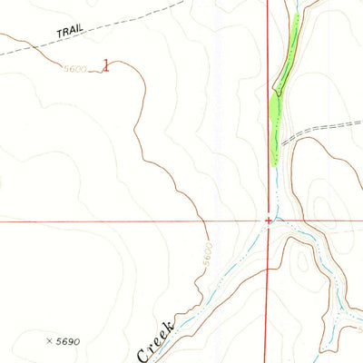 United States Geological Survey Black Leg Creek, ID (1979, 24000-Scale) digital map