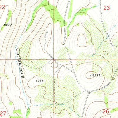 United States Geological Survey Black Leg Creek, ID (1979, 24000-Scale) digital map