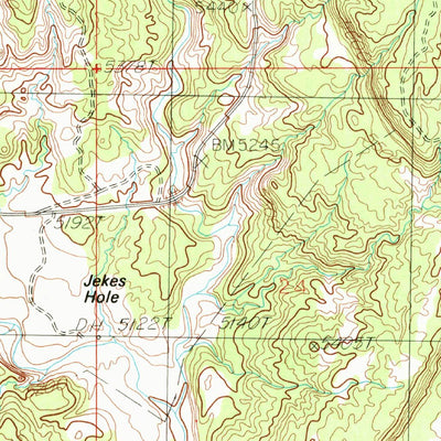 United States Geological Survey Black Mesa Butte, UT (1985, 24000-Scale) digital map