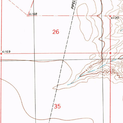 United States Geological Survey Black Mesa, NM (1996, 24000-Scale) digital map