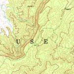 United States Geological Survey Black Mesa Wash NW, AZ (1970, 24000-Scale) digital map