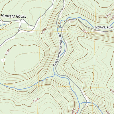 United States Geological Survey Black Moshannon, PA (2023, 24000-Scale) digital map
