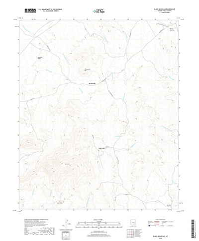 United States Geological Survey Black Mountain, AZ (2018, 24000-Scale) digital map