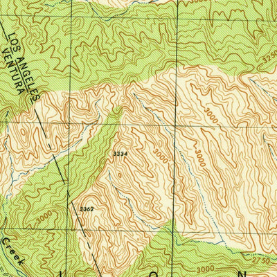 United States Geological Survey Black Mountain, CA (1945, 31680-Scale) digital map