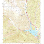 United States Geological Survey Black Mountain, CA (1991, 24000-Scale) digital map