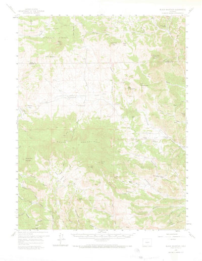 United States Geological Survey Black Mountain, CO (1959, 62500-Scale) digital map