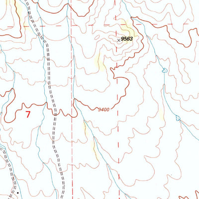 United States Geological Survey Black Mountain, CO (1994, 24000-Scale) digital map