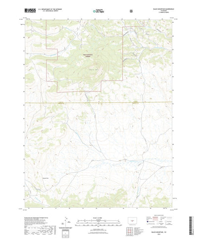 United States Geological Survey Black Mountain, CO (2022, 24000-Scale) digital map