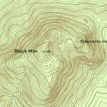 United States Geological Survey Black Mountain, ME (1969, 24000-Scale) digital map