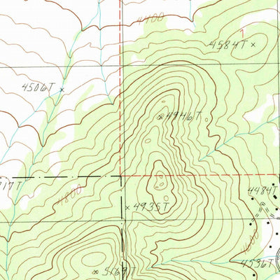 United States Geological Survey Black Mountain, MT (1985, 24000-Scale) digital map