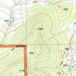 United States Geological Survey Black Mountain, MT (2001, 24000-Scale) digital map