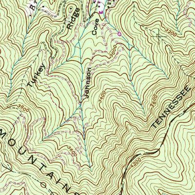 United States Geological Survey Black Mountain, NC (1941, 24000-Scale) digital map